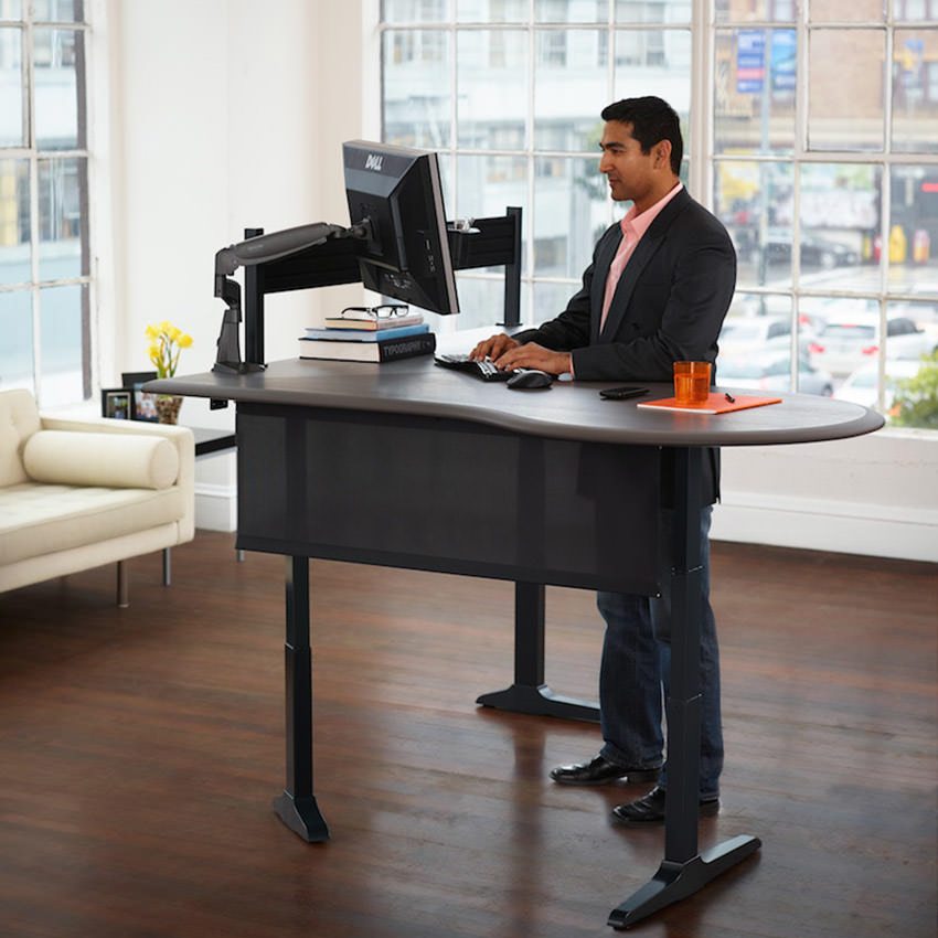 the Workrite Sierra HX is the foundation for the most innovative adjustable height workcenter for today’s professional workplace.